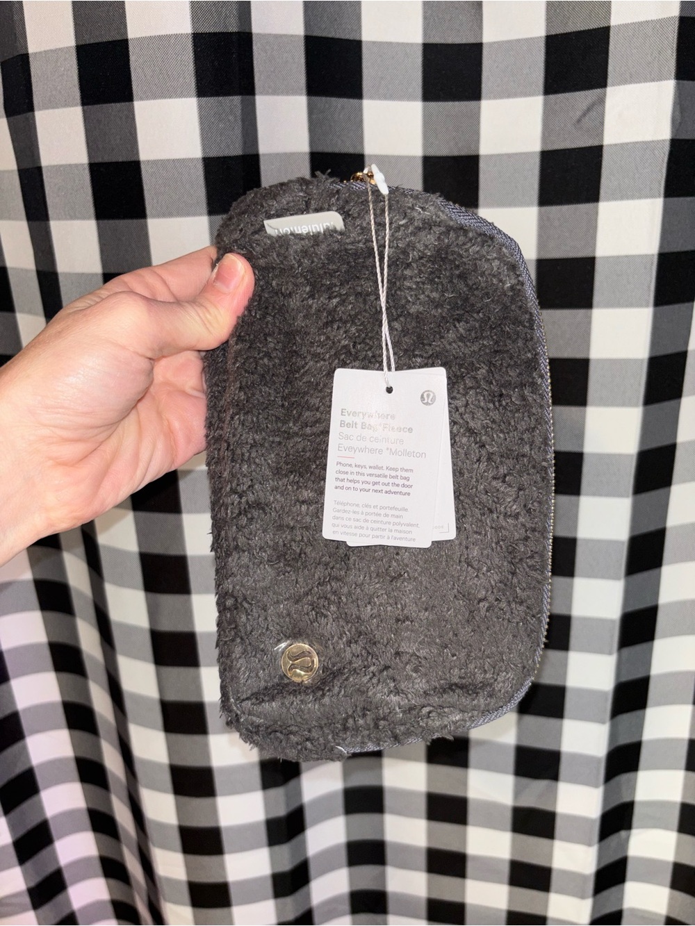 Lululemon Everywhere Belt Bag Pouch - Dark Gray Fleece